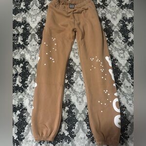 Sp5der Beluga Sweatpants Sand size Medium